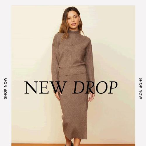 MONROW V-neck Short-sleeve Slub Jersey Tee In White