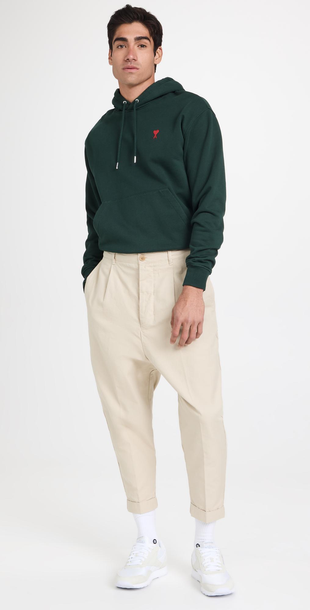 JACQUEMUS Logo Embroidered Drawstring Hoodie In Black