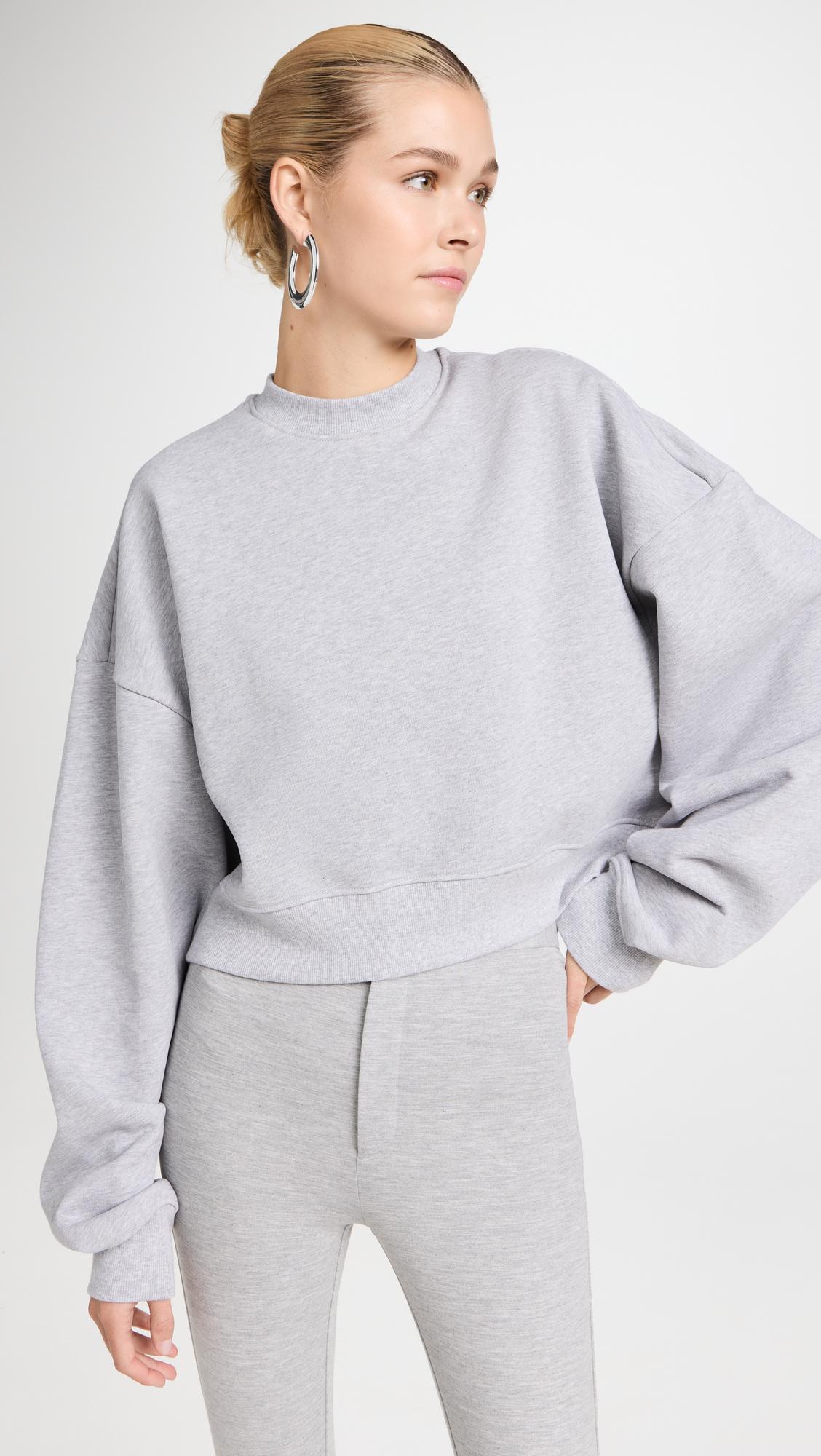 WARDROBE.NYC Wardrobe. Nyc Hb Track Top In Grey Marl