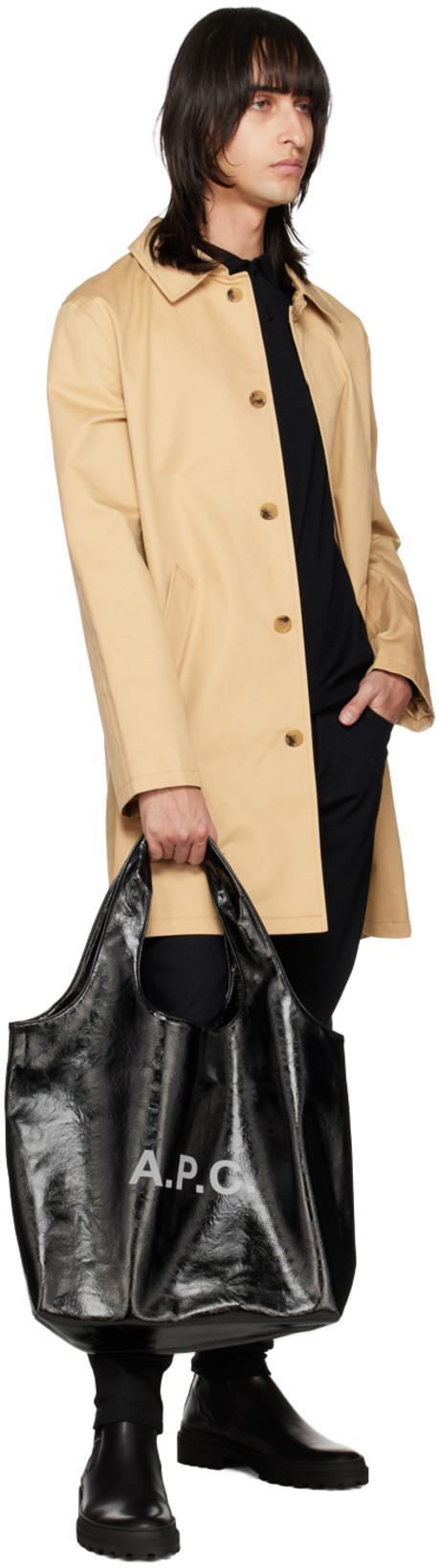 A.P.C. Mens Ville Cotton Raincoat In Neutral