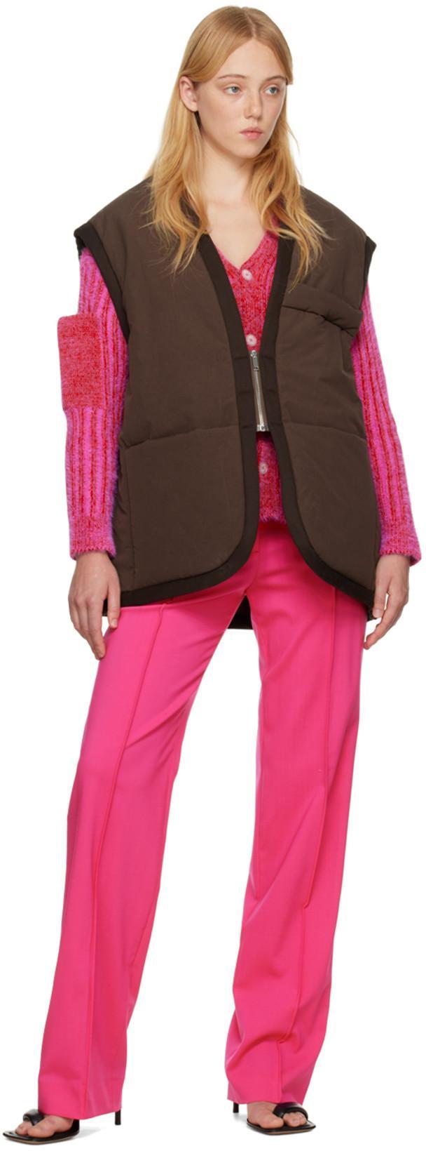 JACQUEMUS Le Pantalon Camargue Stretch-wool Trousers In Pink