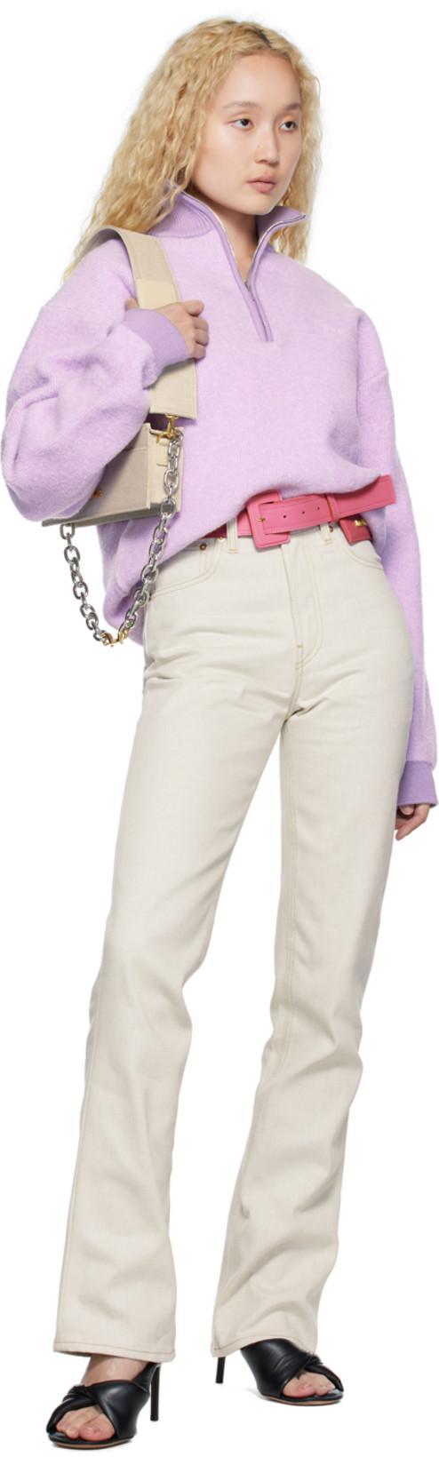 JACQUEMUS Off-white Le Papier 'le Bandeau' Tank Top In 110 Off-white