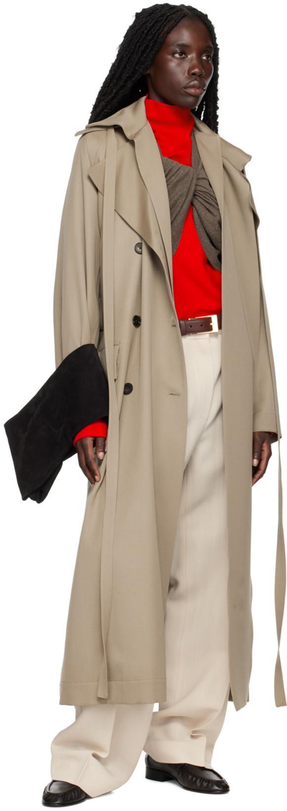 THE ROW Armelle Exaggerated Point-collar Shirt In White