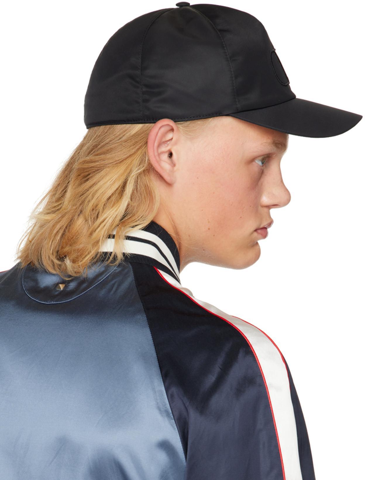 VALENTINO Logo-patch Viscose And Cotton Bomber Jacket In 7na