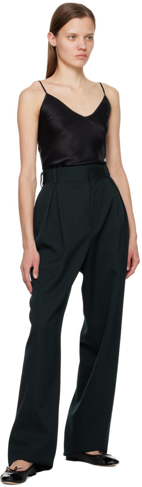 MAX MARA Silk Top Relaxed Fit Satin Finish In Gray