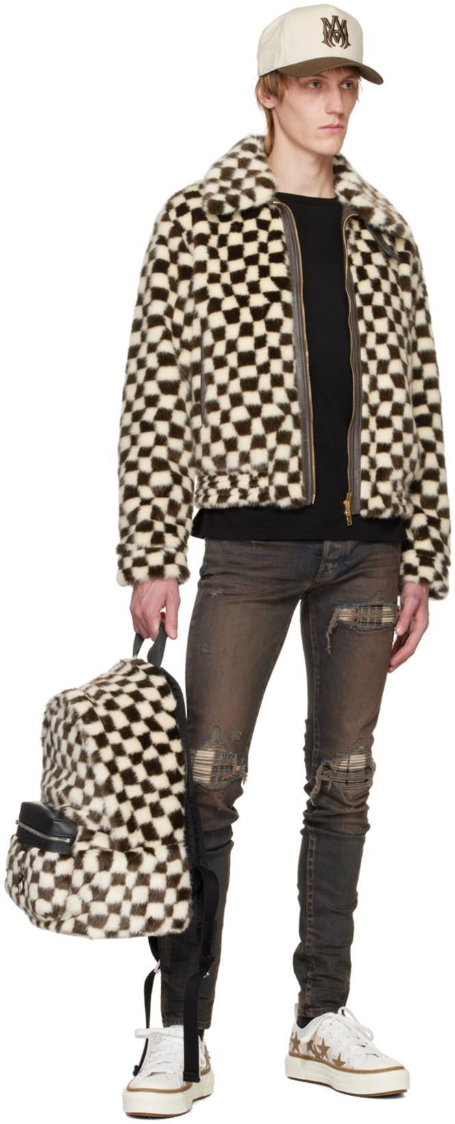 AMIRI Black Crewneck T-shirt With Logo Print On The Front And Logo Lettering On The Rear In Cotton Man