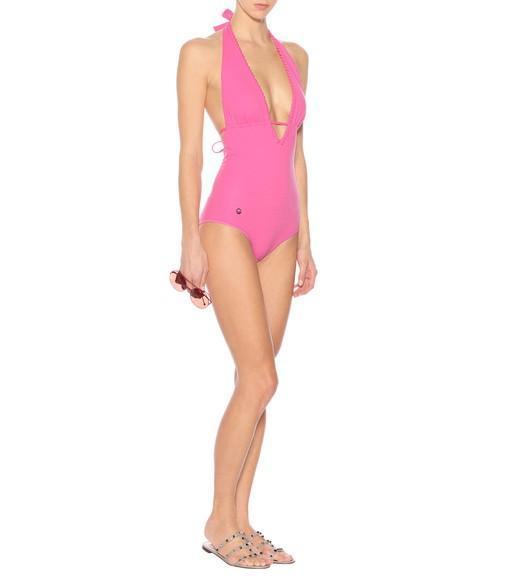 VALENTINO GARAVANI Flat Sole Rockstud Leather Sandals In A76 Candy Rose