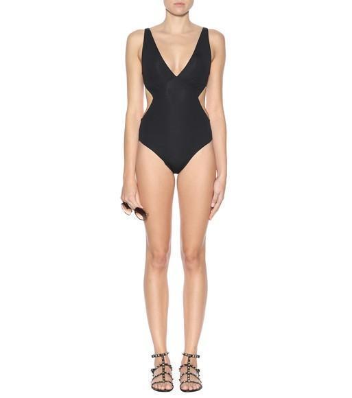 VALENTINO GARAVANI Rockstud Ankle-strap Flat Sandals In Black