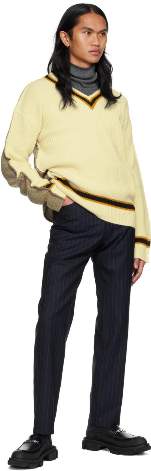 ACNE STUDIOS Roll Neck Ribbed Knit Jumper In Stone Grey