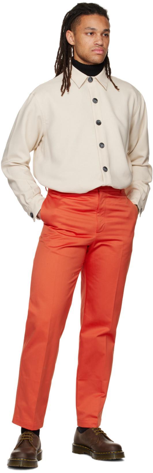 LABRUM Orange Tailored Trousers