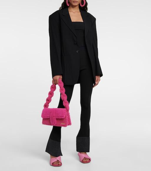 JACQUEMUS Le Pantalon Maille Flared Pants In 990 Black