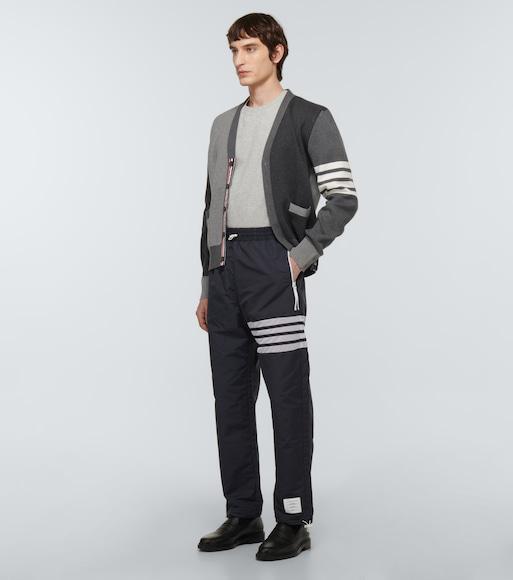 THOM BROWNE Oversized Short Sleeves T-shirt In Grey