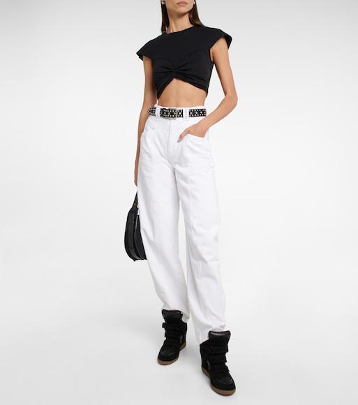 ISABEL MARANT Suede Bekett Wedge Sneakers 50 In Black