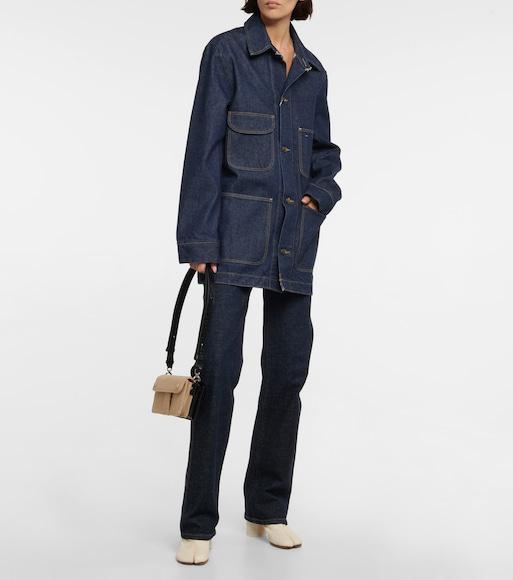 MAISON MARGIELA Distressed Denim Jacket In Blue