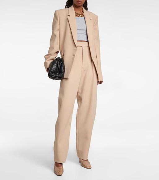 WARDROBE.NYC Wardrobe. Nyc Hb Ribbed Tank In Grey Marl