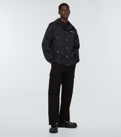 VERSACE Black Cotton T-shirt