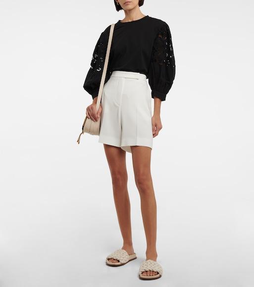 CHLOÉ Kacey Footbed Braided Slides In Grey