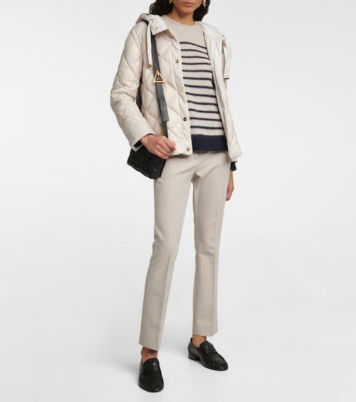 S MAX MARA Fatina Mid-rise Cropped Pants In Sand