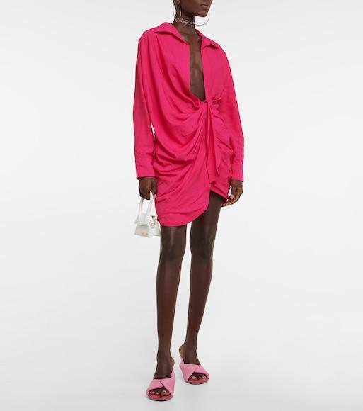 JACQUEMUS Pink Bahia Mini Dress