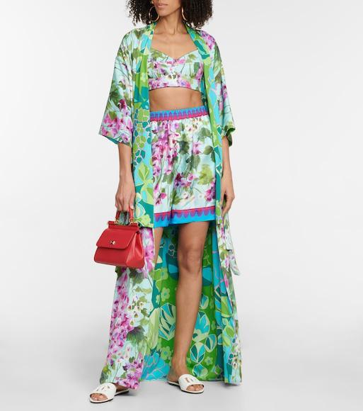 DOLCE & GABBANA Slides With Dg Millennials Logo In Multi