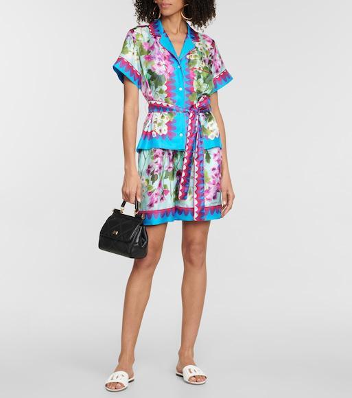 DOLCE & GABBANA Slides With Dg Millennials Logo In Multi