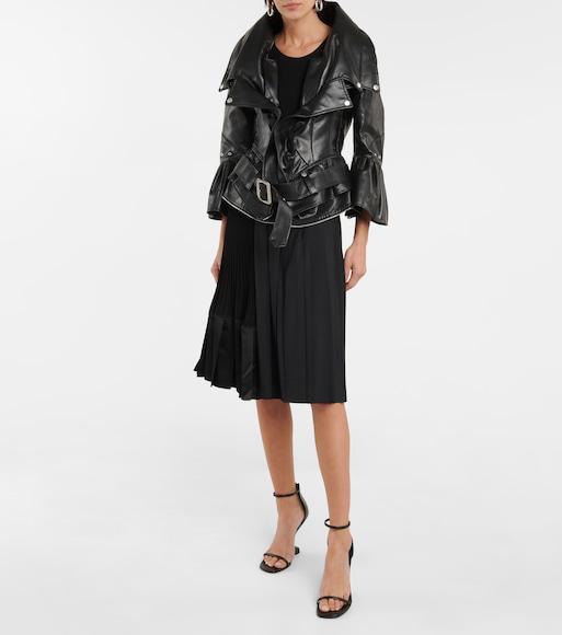 MAISON MARGIELA Black Viscose Bodysuit