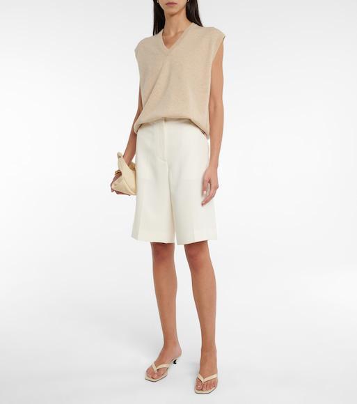 TOTÊME The Flip Flop Cream Crocodile-effect Leather Sandals In Sand Croco