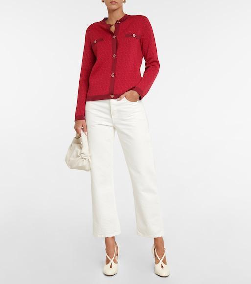 THE ROW Lesley Straight Crop Jeans In White
