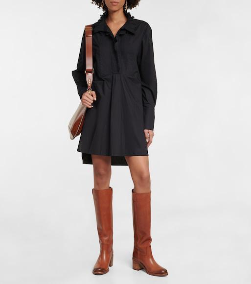 ISABEL MARANT Seenia Leather Knee-high Boots In Buff