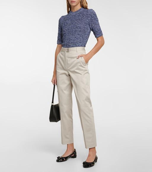 FERRAGAMO Vara Bow Jelly Cut-out Ballerina Pumps In Nero