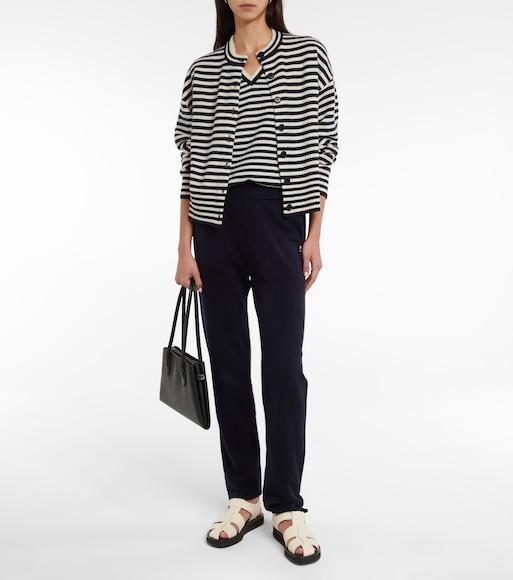 THE ROW Off-white Leather Fisherman Flat Sandals In Ivory