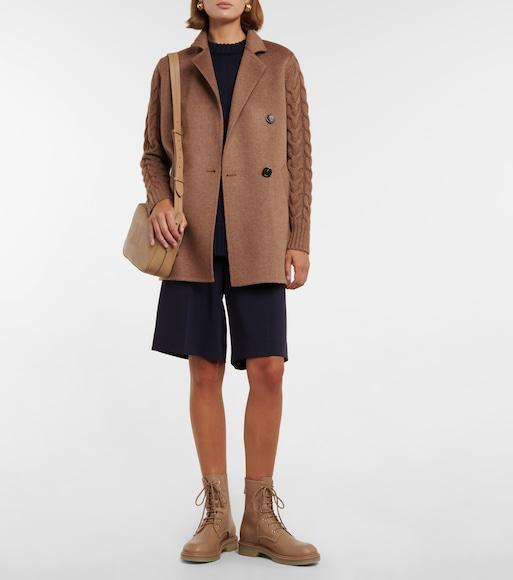 THE ROW Balham Cashmere Sweater Vest In Blue