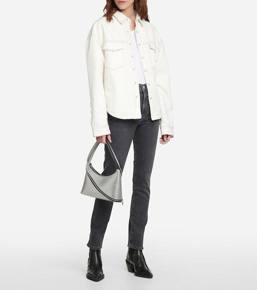 TOTÊME Ribbed Cotton Blend Tank Top In White