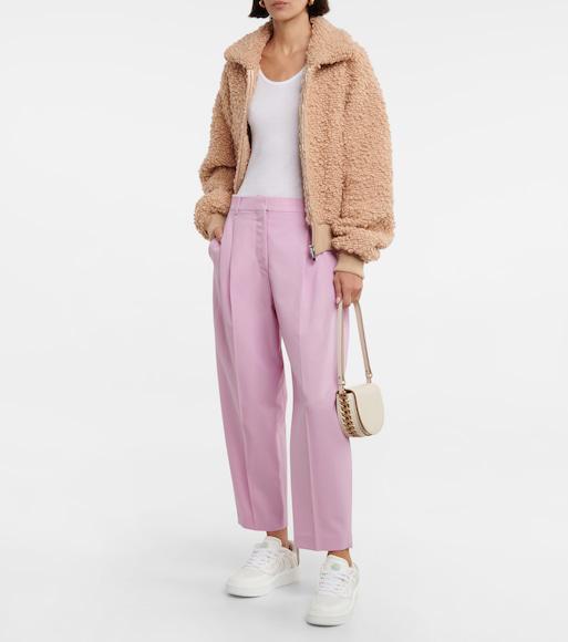 STELLA MCCARTNEY S-wave 1 White Wool Sneakers