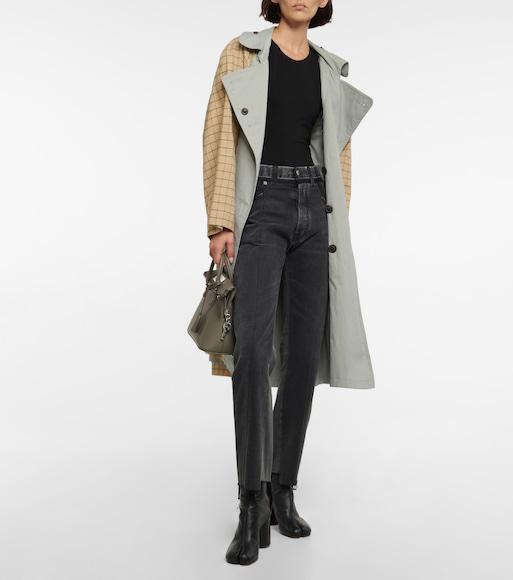 MAISON MARGIELA Black Viscose Bodysuit