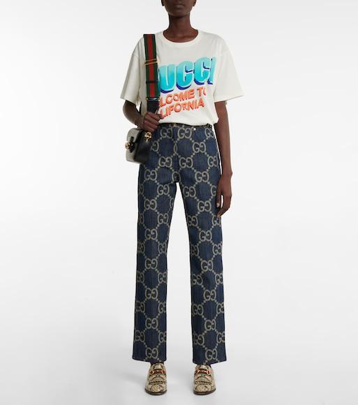 GUCCI 1955 Horsebit Mini Grained-leather Shoulder Bag In Black