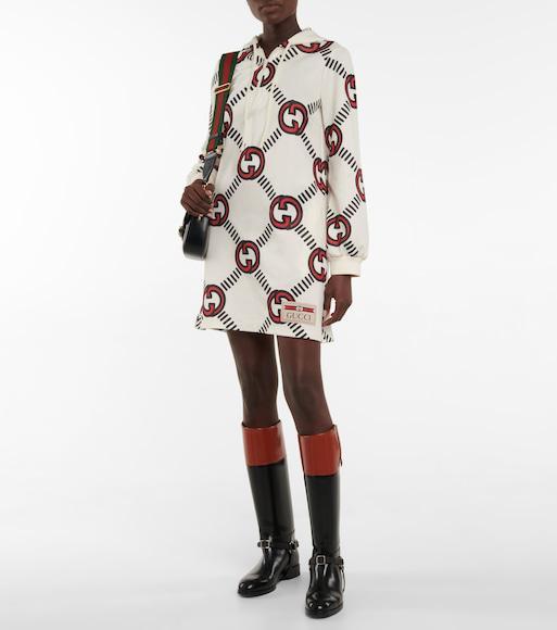 GUCCI 1955 Horsebit Mini Grained-leather Shoulder Bag In Black