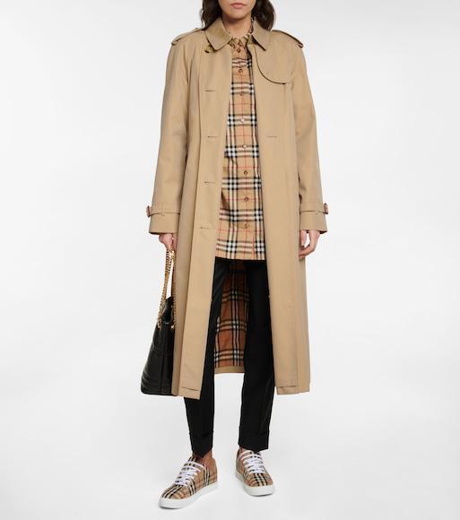 BURBERRY New Albridge Check Low-top Sneakers In Multi