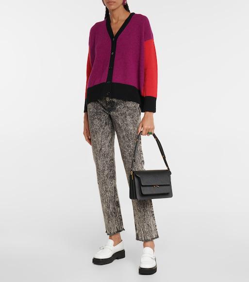 MARNI Piercing-detail Slip-on Loafers In Lily White