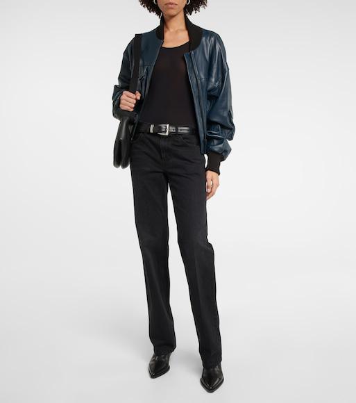 WOLFORD Buenos Aires Stretch-jersey Thong Bodysuit In Black