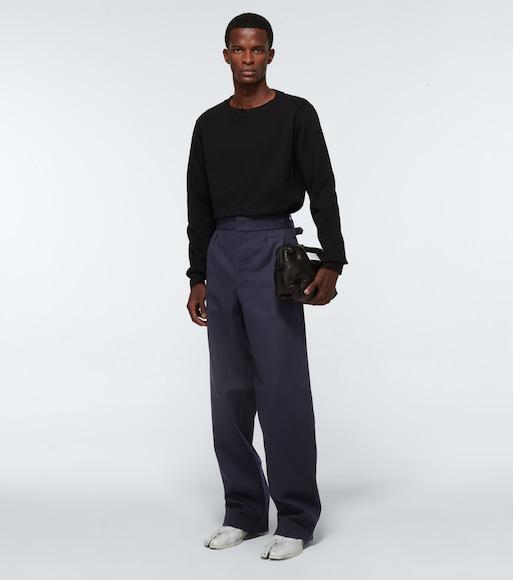 MAISON MARGIELA Grey Leather Ankle Boots