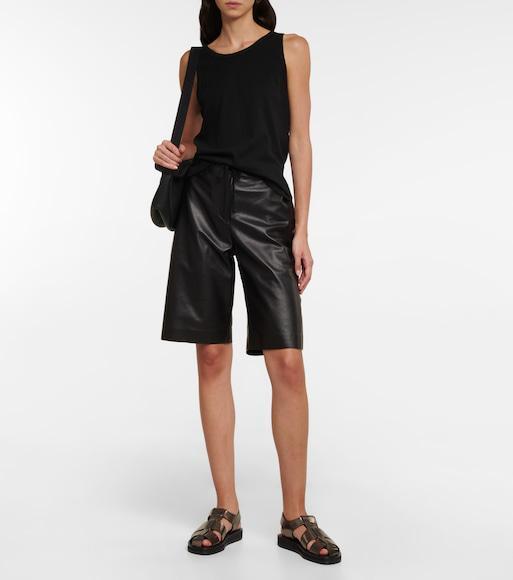 THE ROW Frankie Organic Cotton-jersey Tank In Black