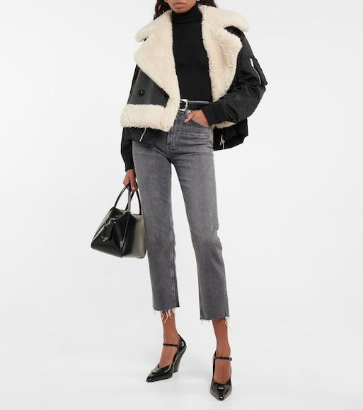 KHAITE Benny Leather Belt In Black