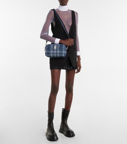 BURBERRY Sleeveless Tailored Silk Jacket In Black