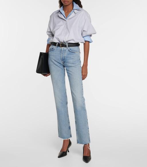 THE ROW Square Toe Smooth Calfskin Leather Pumps In Black