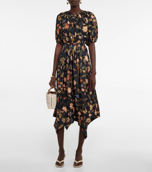 TOTÊME The Flip Flop Cream Crocodile-effect Leather Sandals In Sand Croco