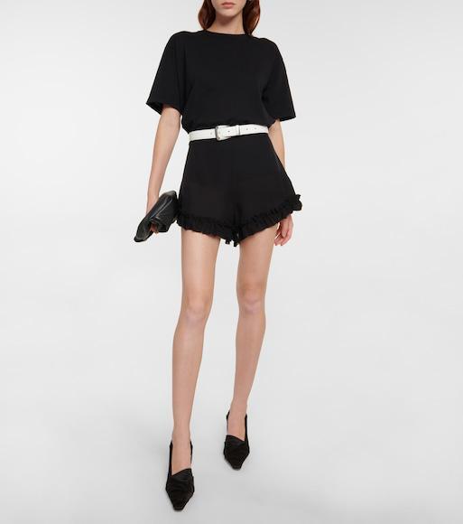 KHAITE Mae Short-sleeved T-shirt In Black