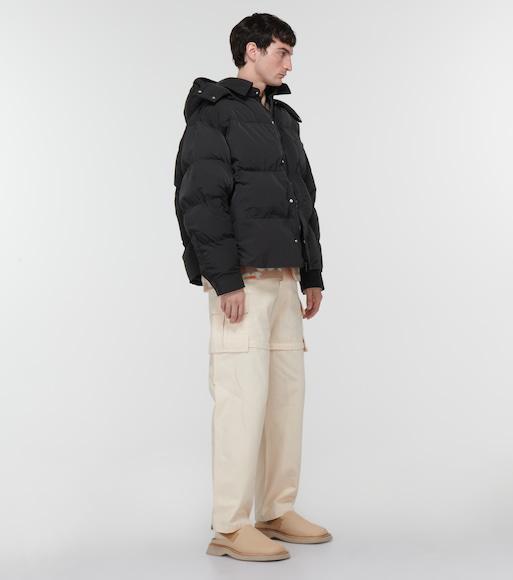 JACQUEMUS La Doudoune Nylon Down Jacket In Black