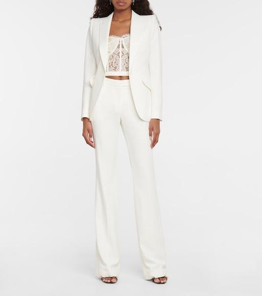 ALEXANDER MCQUEEN Mcqueen Women Single-breasted Blazer In Neutral