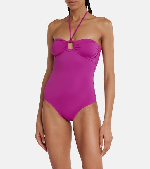 GIANVITO ROSSI Calypso Leather Thong Sandals In Black